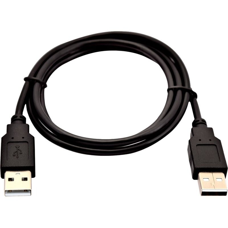 V7 USB A to Male Black 1M 100% Copper Cable