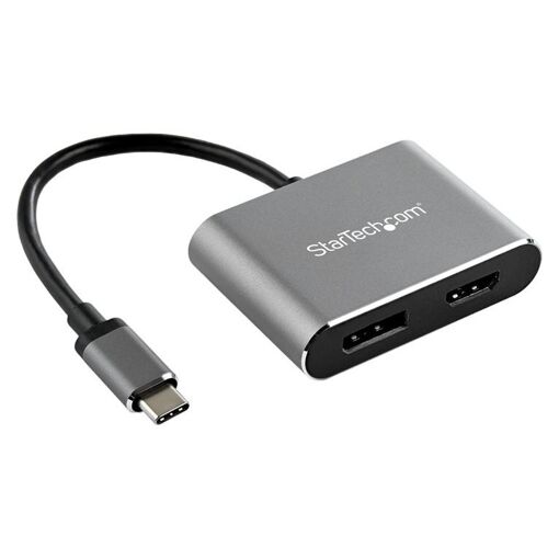 Adaptateur Startech CDP2DPHD USB-C vers DisplayPort ou HDMI - 4K 60 Hz - Convertisseur 2 en 1