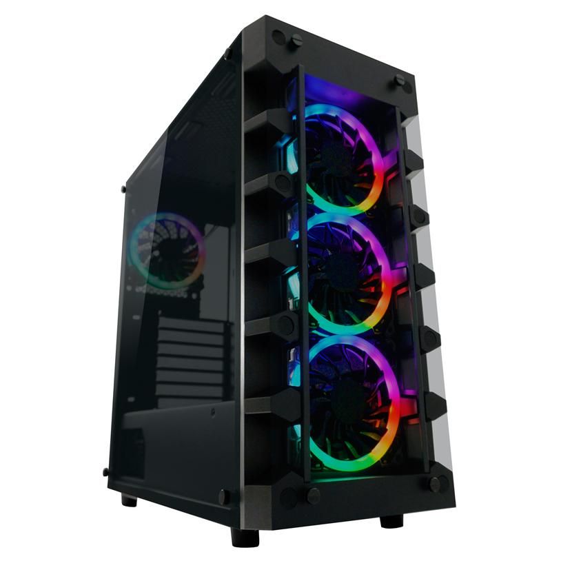 LC-Power Solar_System_X Gaming Case - Black Midi Tower