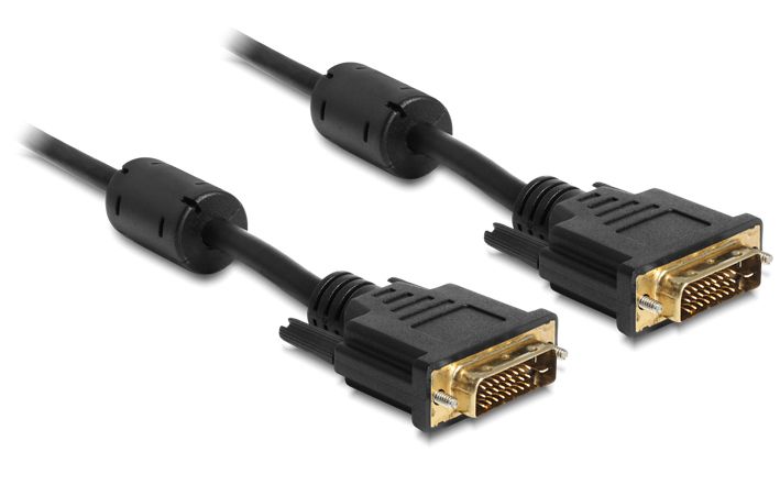 Cable DVI-D Delock 2 m (Negro)