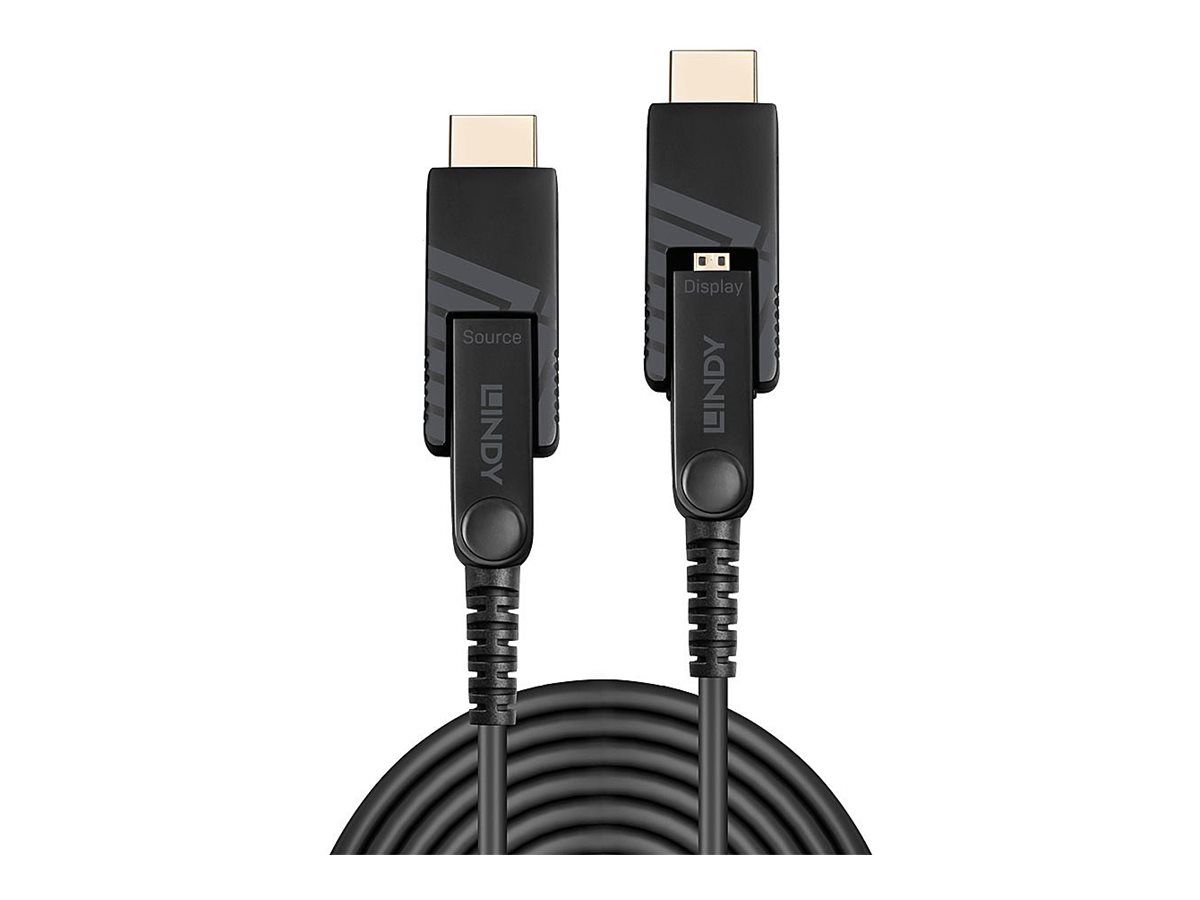Cable HDMI Lindy de 20 metros con kit Ethernet