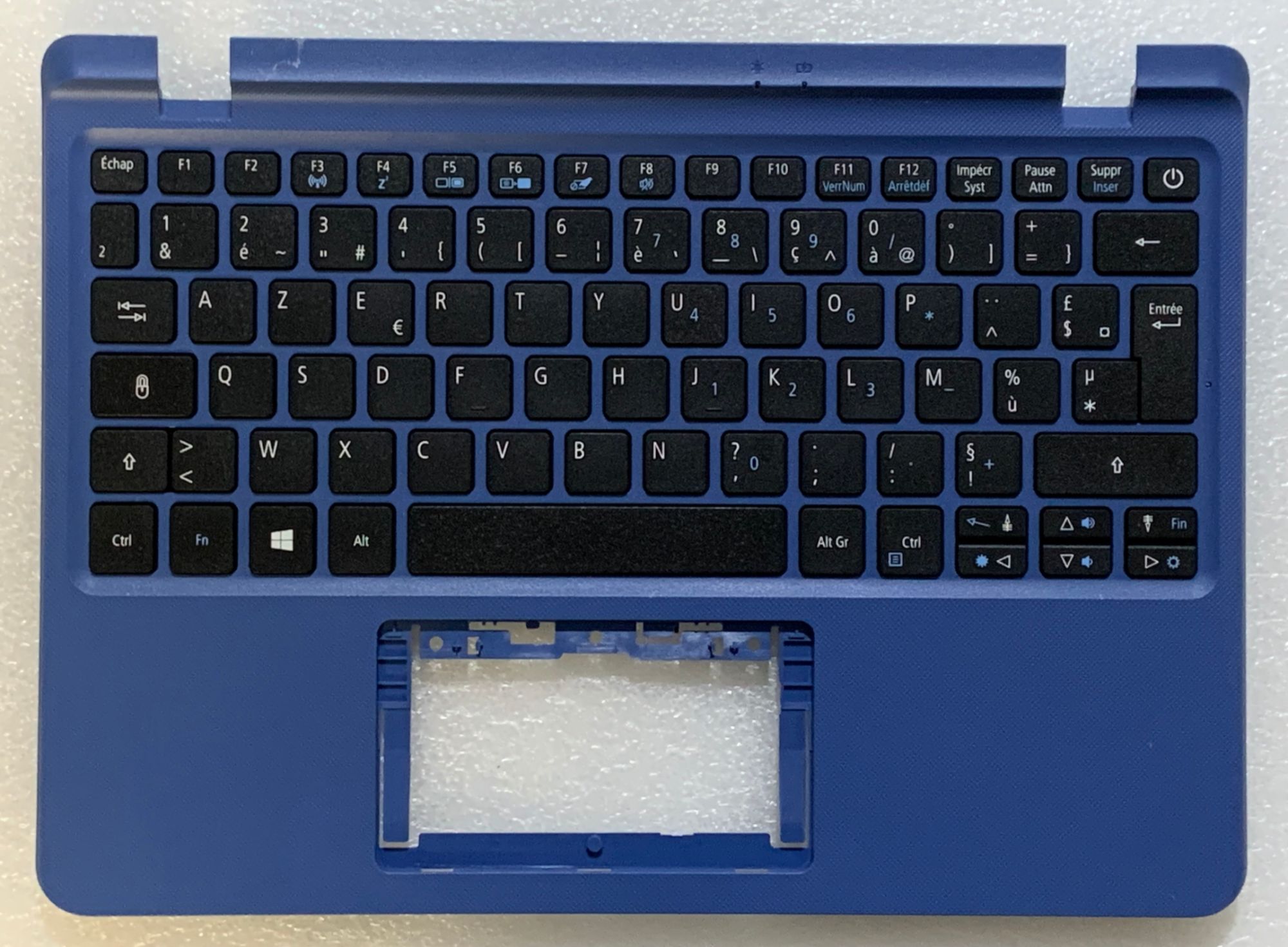 Acer French AZERTY Keyboard for Aspire ES1-132 6B.GG4N7.009 TOPCASE Blue