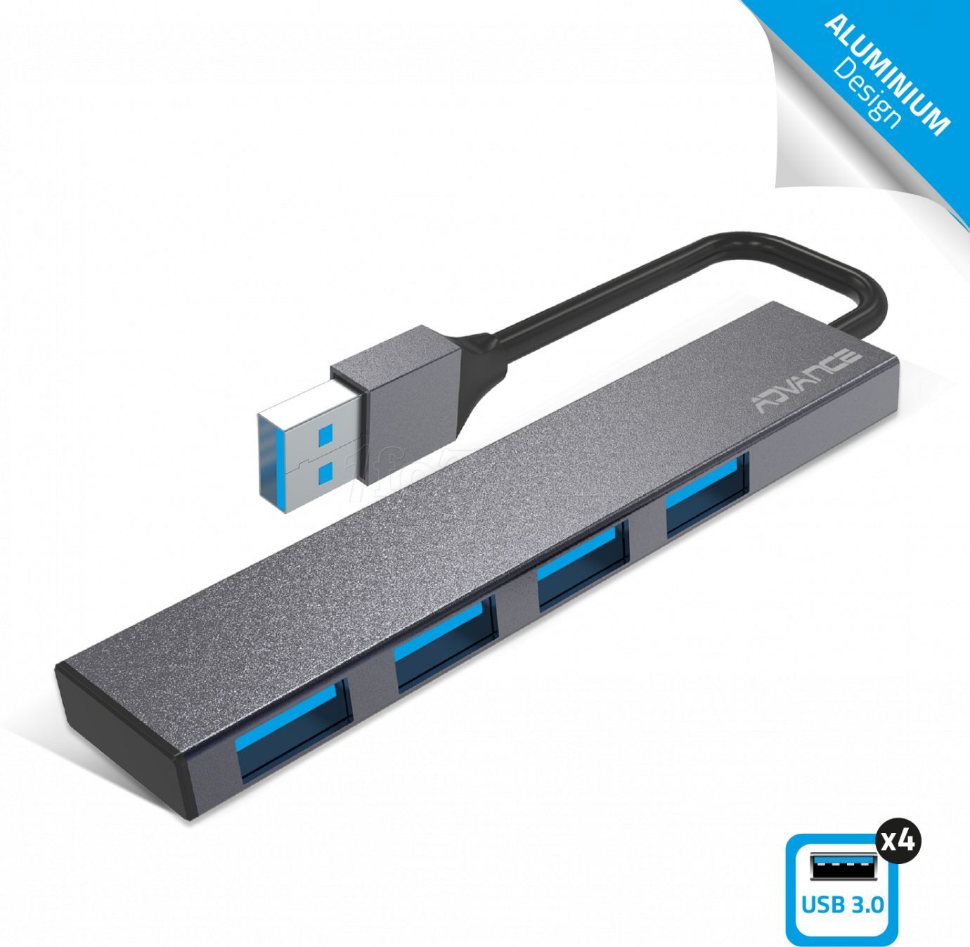 Advance Xpand Smart USB 3.0 Hub - 4 Ports