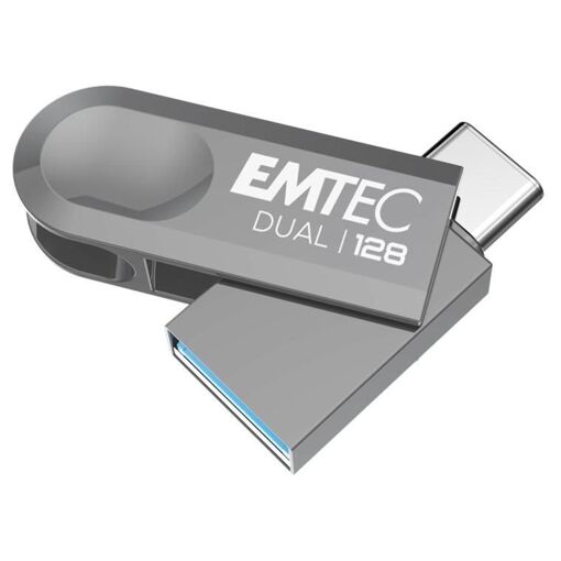 Dexxon EMTEC Dual D280 - USB Flash Drive - 128GB - USB 3.2 Gen 1 / USB-C