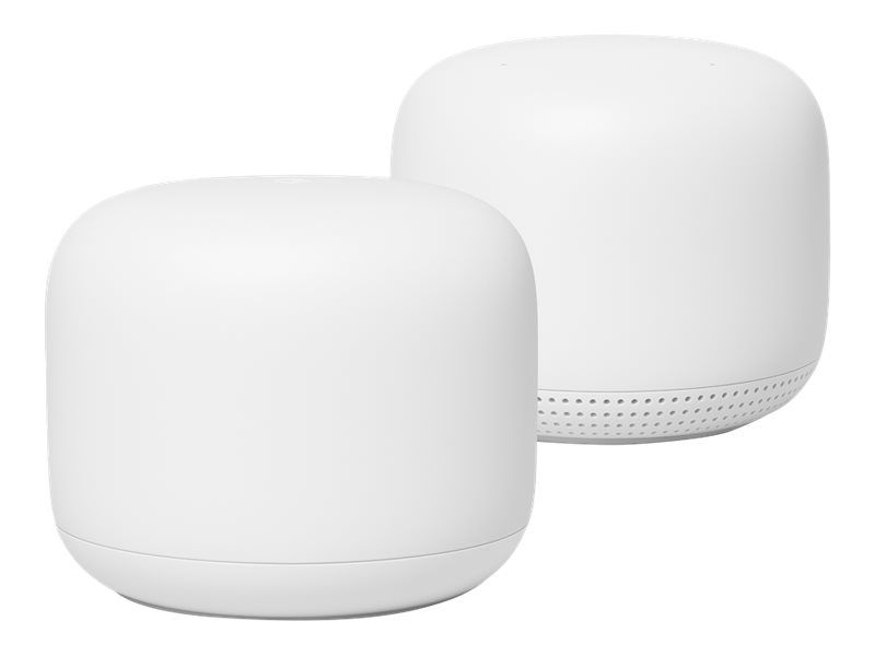 Google Nest Wifi - Sistema Wi-Fi (Enrutador + Extensión) - Hasta 210 m² - Red Maillaje 1GbE - Wi-Fi 5 - Doble Banda