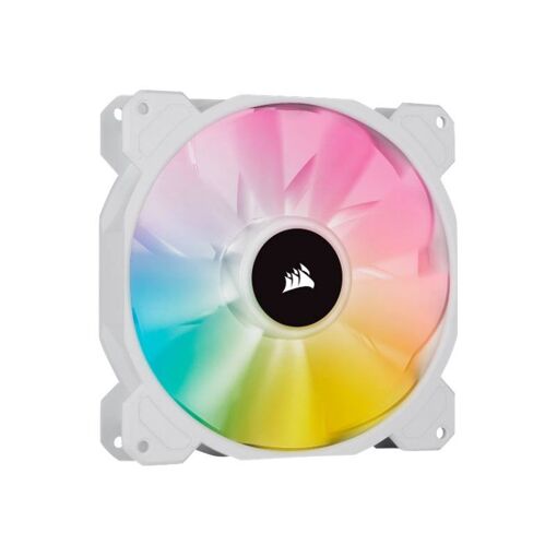 Ventilador Corsair iCUE SP140 RGB Elite - Ventilador para chasis de 140 mm - Blanco