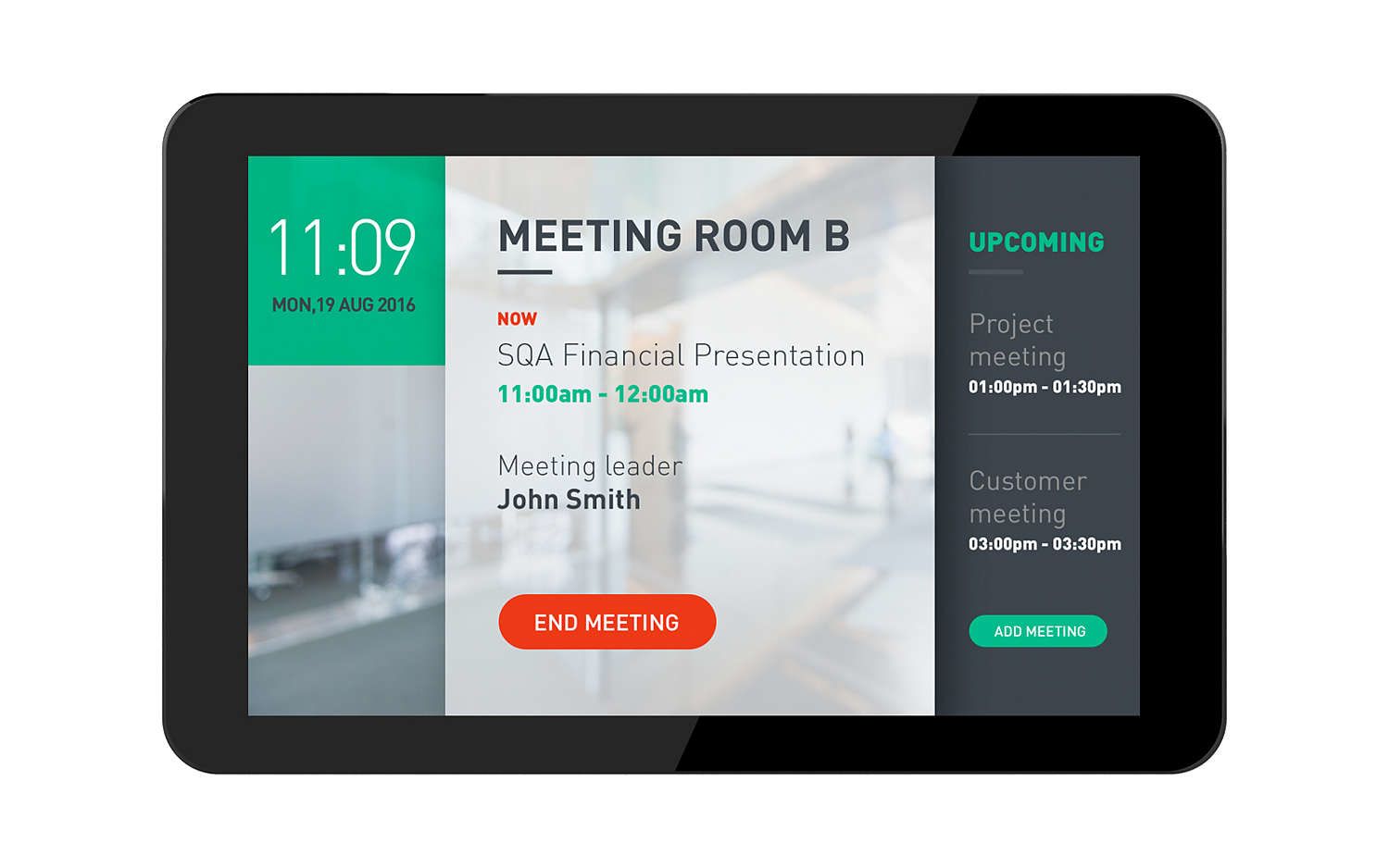 Philips 10-inch Meeting Room Display, 25.6 cm (10.1") HD