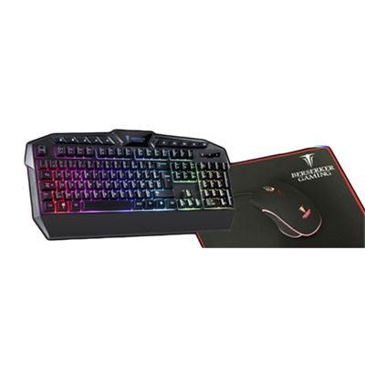 BERSERKER GAMING THOR GX800 3-in-1 Gaming Combo (Keyboard - Mouse - RGB Backlit Mousepad)