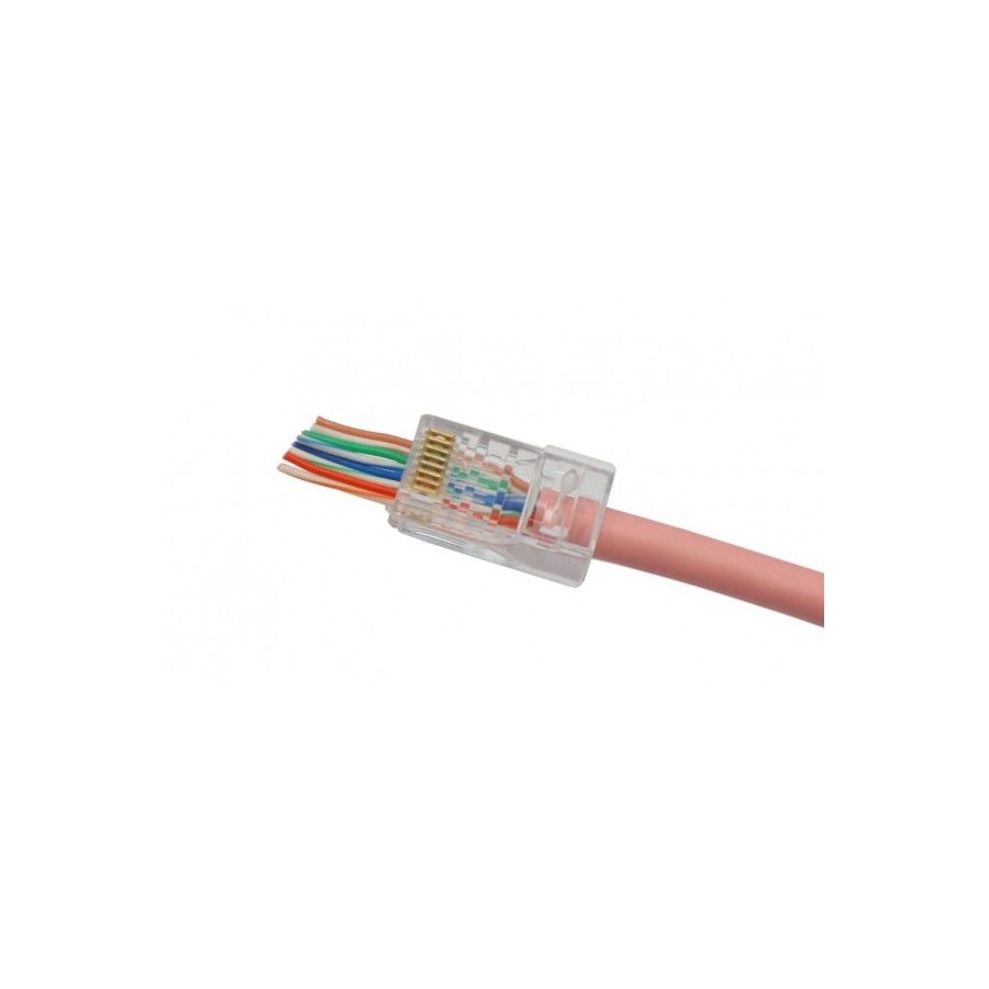 Dexlan 8P8C RJ45 EZ Cat5e UTP Connectors, Lot of 10