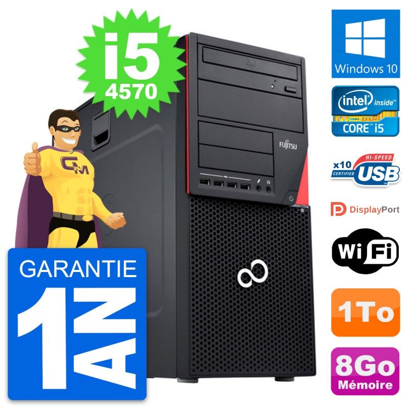 Fujitsu Esprimo P720 PC Tour - Intel i5-4570, 8GB RAM, 1TB HDD, Windows 10, WiFi