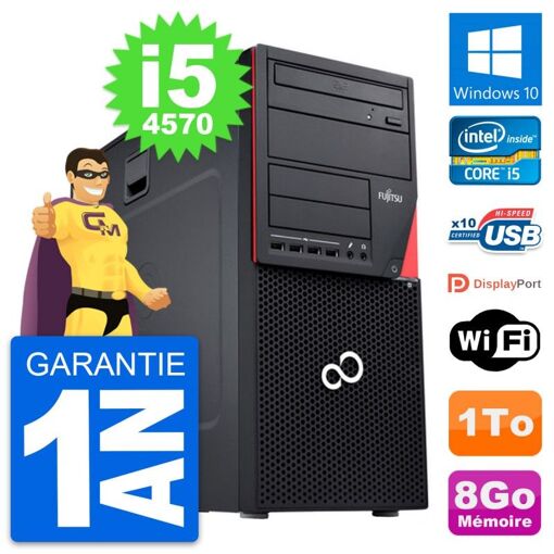 Fujitsu Esprimo P720 PC Tour - Intel i5-4570, 8GB RAM, 1TB HDD, Windows 10, WiFi