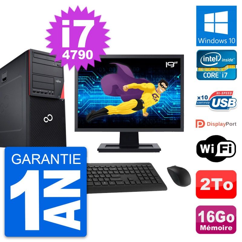 Fujitsu P720 19-Inch Tower PC