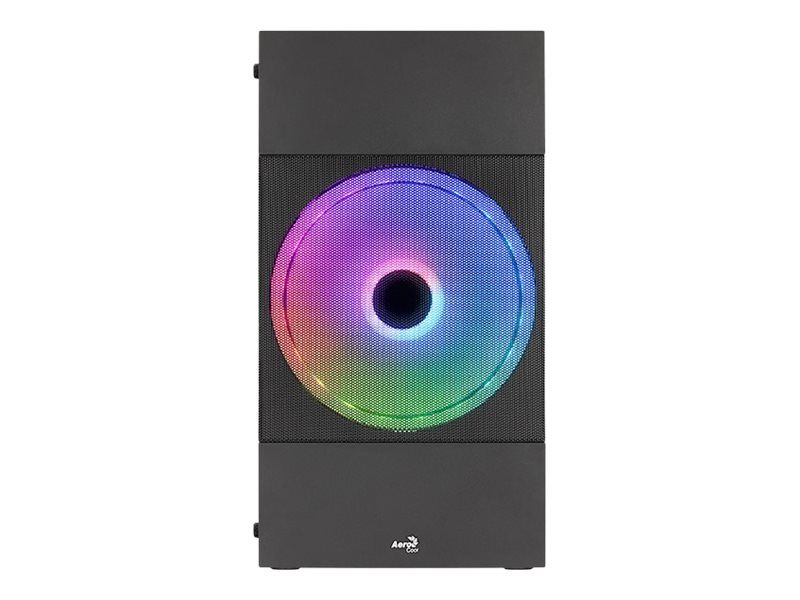 AeroCool Atomic Lite - Tempered Glass Edition - Micro ATX Case - Black