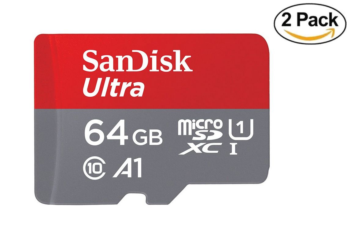 Carte mémoire Sandisk Ultra 64 Go (Classe 10, UHS-I, 120 Mo/s)