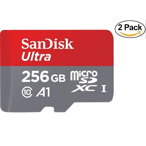 Sandisk Ultra 256GB Micro SD Card (Class 10, UHS-I, 120MB/s)