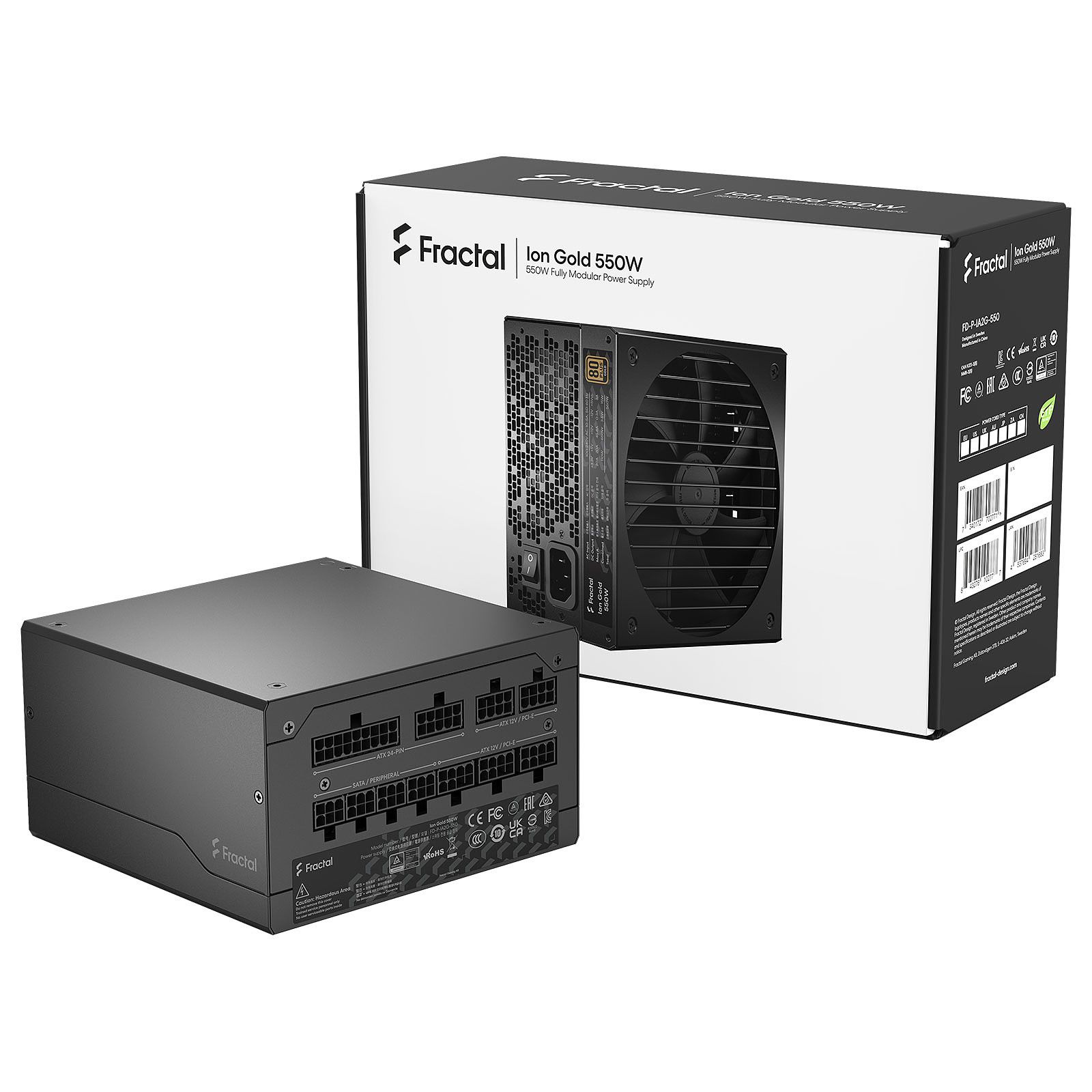 Fractal Design Ion Gold - 550W ATX Power Supply - Black