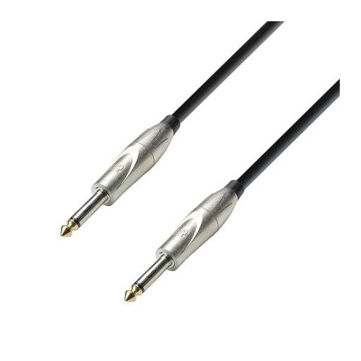 Cable de instrumento Adam Hall K3IPP0300 - 6,35 mm mono / 6,35 mm mono, 3 metros