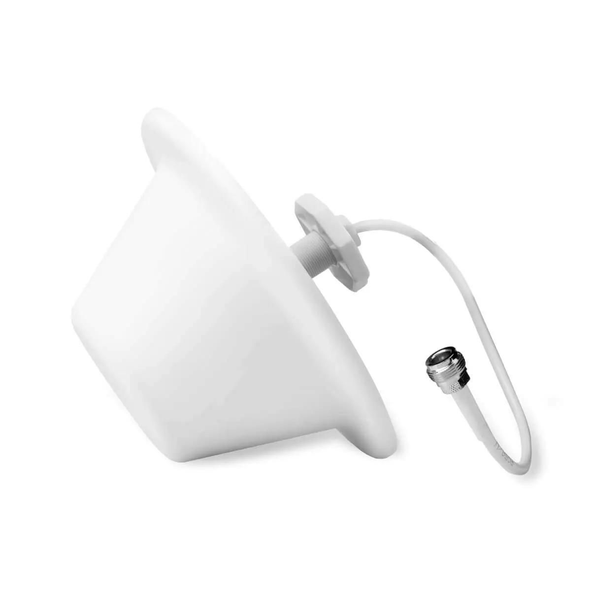 Rangeful AIO5 Omni-Directional Ceiling Dome Antenna 5dBi for Mobile Phone Repeater Booster Router 4G 698-2700 MHz N-Female