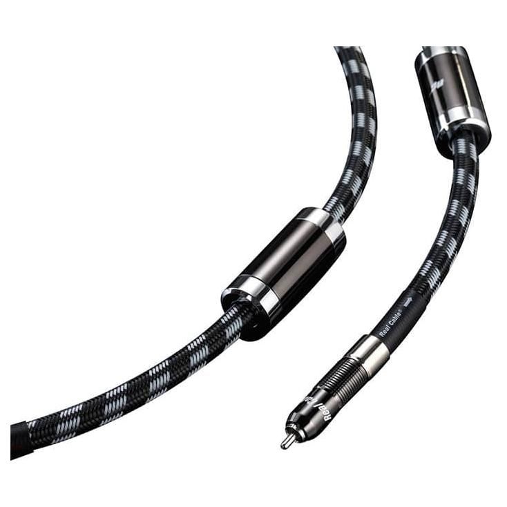 Câble Real Cable REFLEX - Câble de subwoofer - RCA prise mâle à RCA prise mâle - 2 m - Quadruple blindé