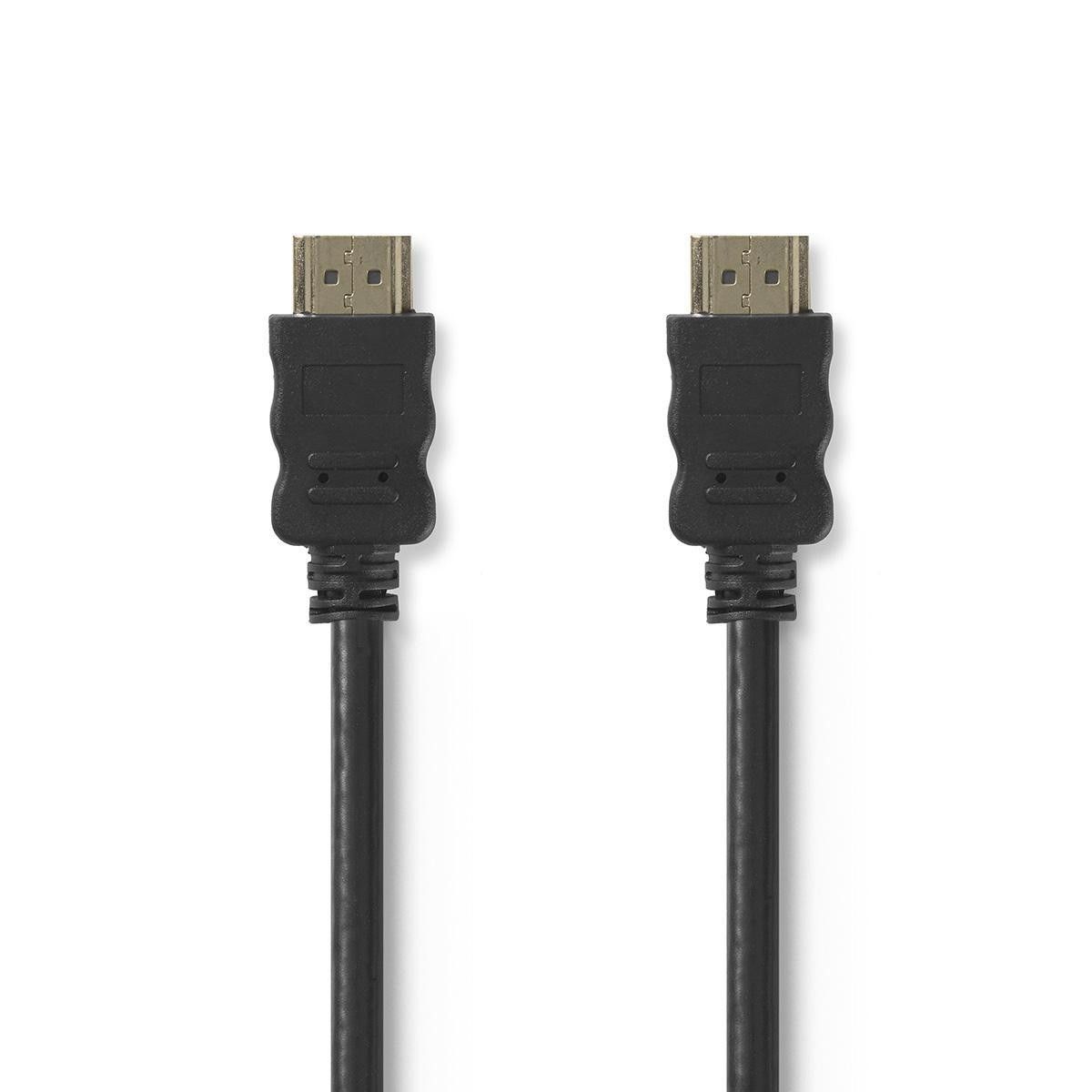 Nedis HDMI Cable with Ethernet - 15m Shielded - Black