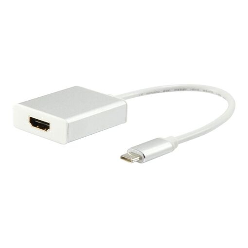 Digital Data Communications Audio/Video Adapter - 24-Pin USB-C Male to HDMI Female - 15cm - 4K Support