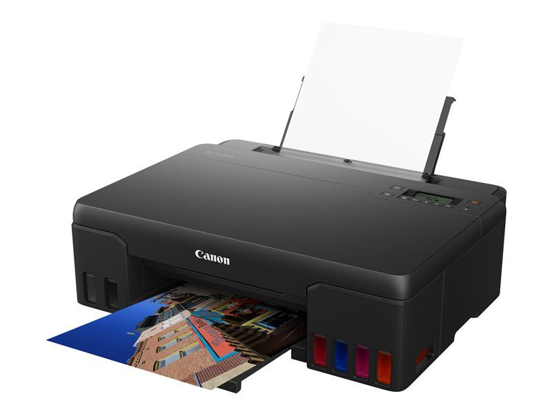 Canon PIXMA G550 Inkjet Printer - Color - Rechargeable - A4/Legal - Up to 3.9 ppm (mono) / Up to 3.9 ppm (color) - Capacity: 100 Sheets - USB 2.0, Wi-Fi(n)