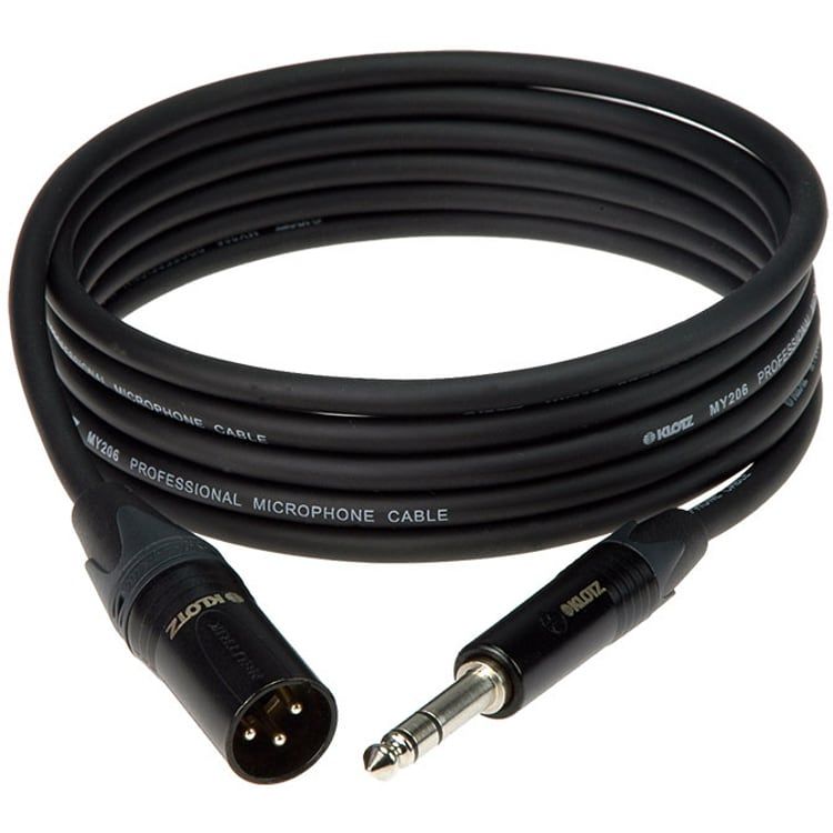 Klotz XLR/M 6.35mm Jack Cable, 5m