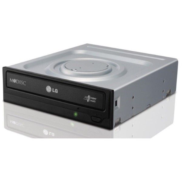 Grabador de DVD interno LG GH24NS95 Super Multi DL SATA - CD-R/RW DVD±R/RW DL - Negro