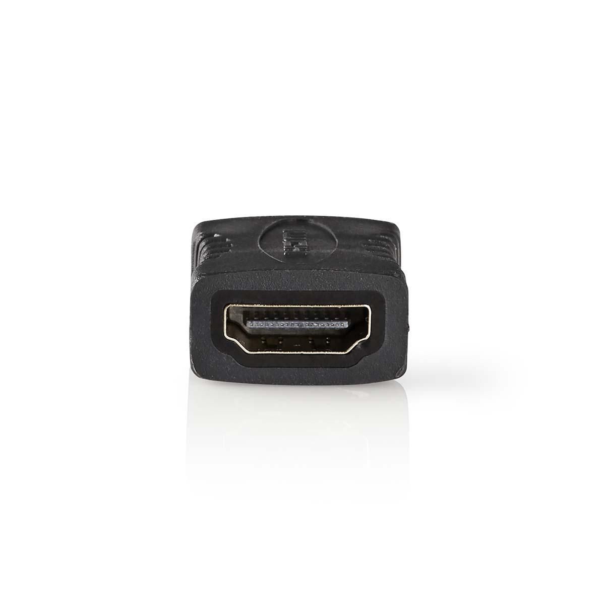 Adaptador HDMI Nedis con Ethernet - 2 Conexiones HDMI Mujer a Mujer - Gris Carbón