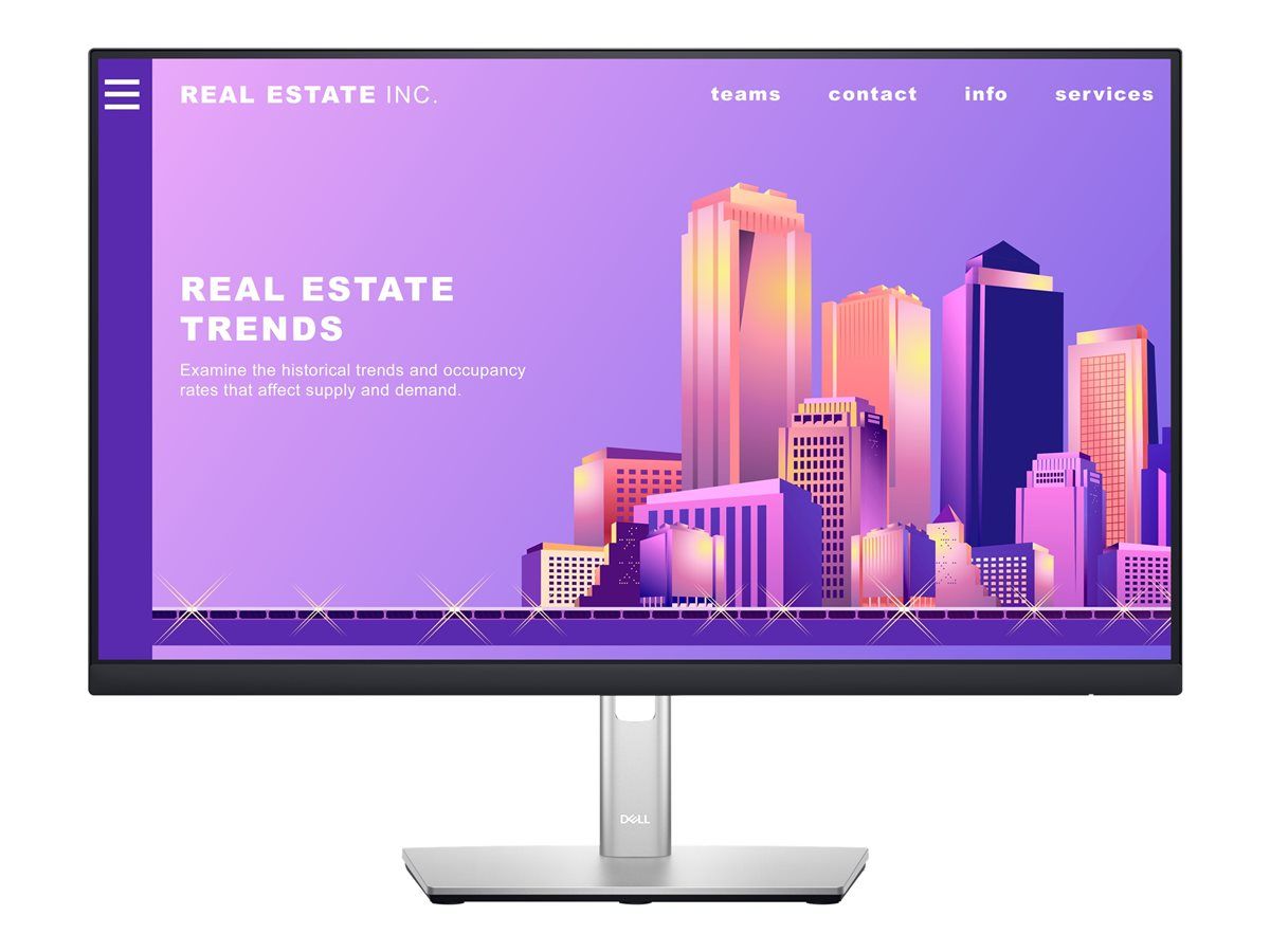 Dell P2422H Monitor - 24inch LED - Full HD 1080p @ 60Hz - IPS - 5ms Response Time