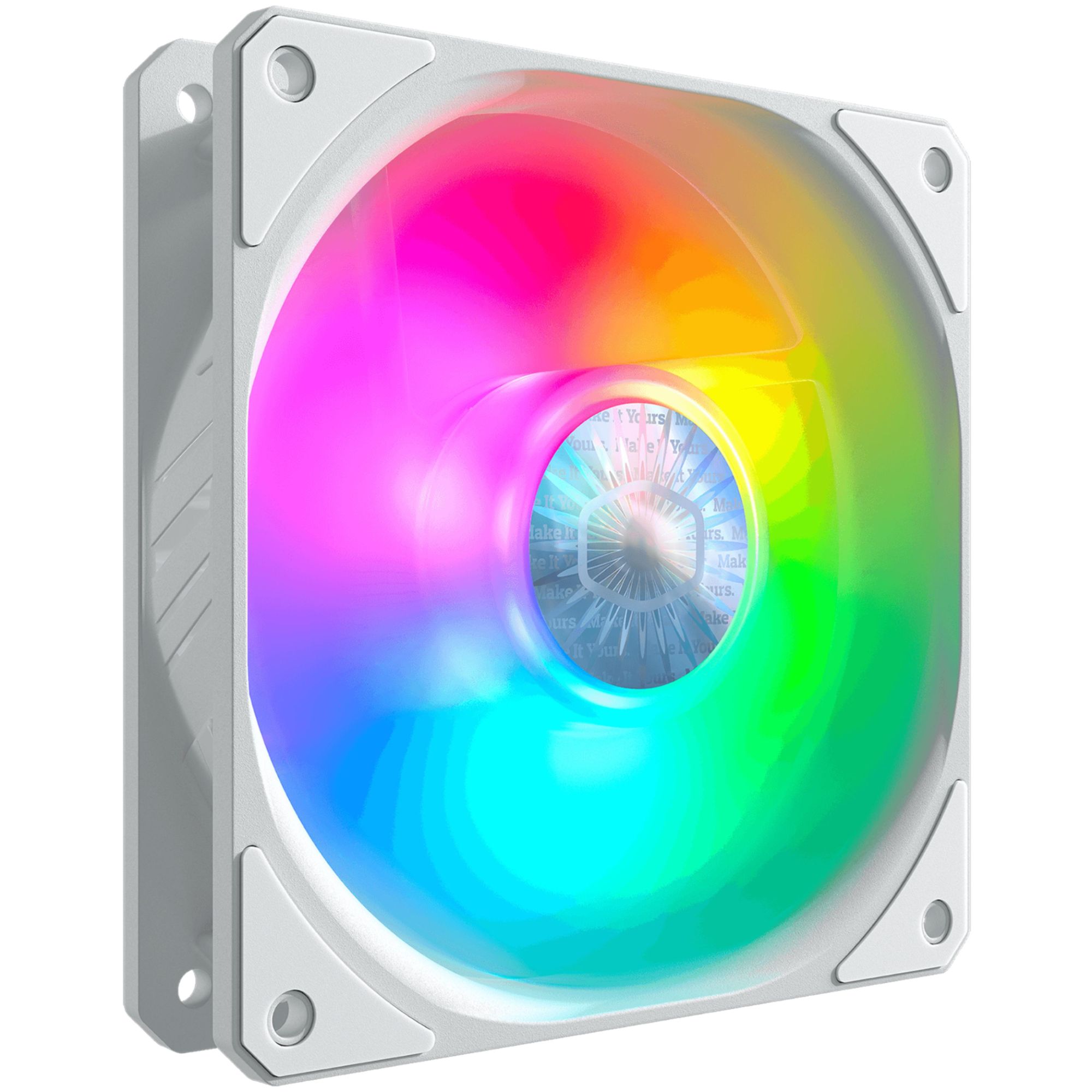 Cooler Master SickleFlow 120 ARGB White Edition Computer Case Fan 3-Pack