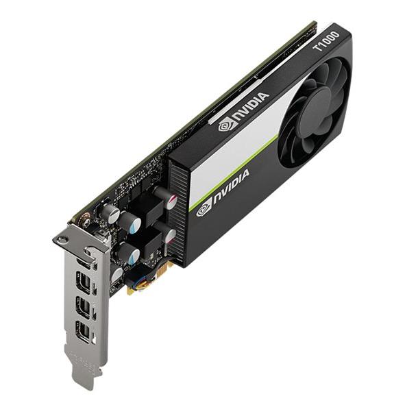 PNY NVIDIA T1000 4GB GDDR6 Low Profile PCIe 3.0 x16 Graphics Card - 4x Mini DisplayPort