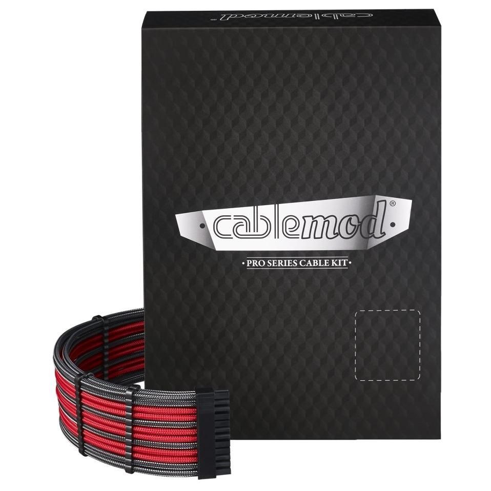 CableMod Internal Power Cable Kit (NKCR-R, Charcoal Red)