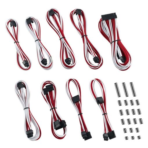 Kit de câbles CableMod Classic ModMesh Série C - Blanc
