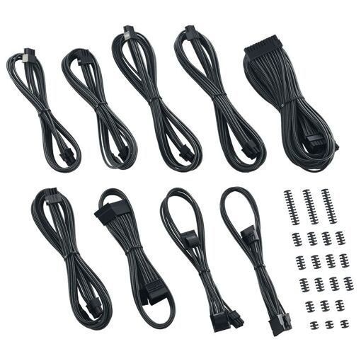 Kit de câblage CableMod Classic ModMesh C-Série pour Corsair AXi, HXi et RM