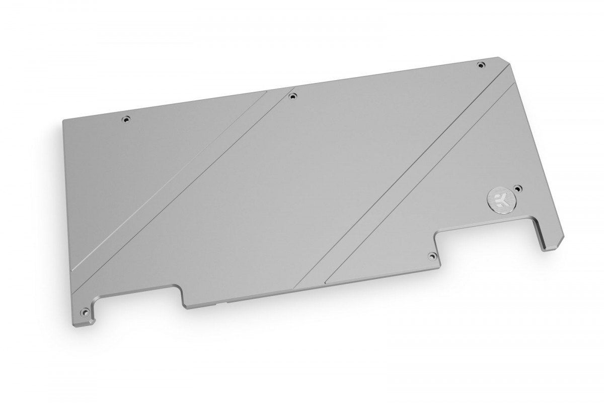 Ek Water Blocks Backplate, Nickel, Metallic