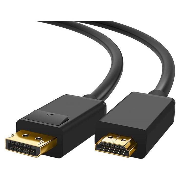 Câble adaptateur DLH Energy - DisplayPort mâle vers HDMI mâle - 2 mètres