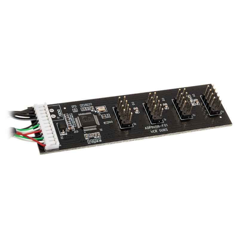 Kolink USB 2.0 Hub Card, with 60cm USB & Molex Cable