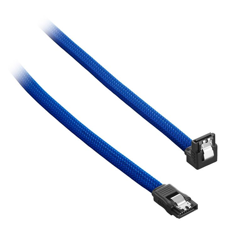 Cable CableMod ModMesh de 90 grados SATA 3, 60 cm - Azul