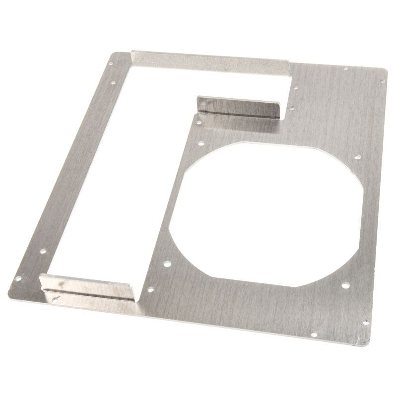 Dimastech PCI-Backpanel Mini-ITX, 2 Slots - Aluminum