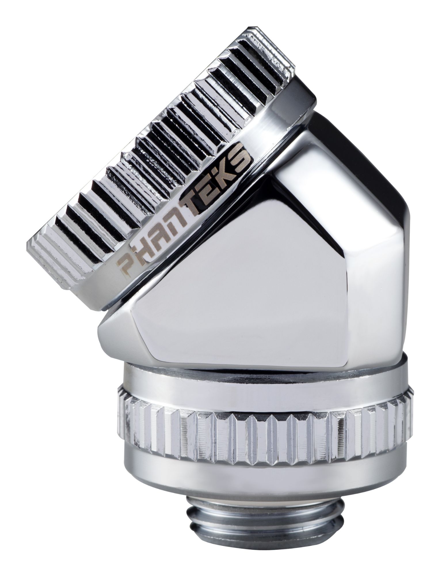 Phanteks Chrome Adapter Fitting for Computer Cooling Systems