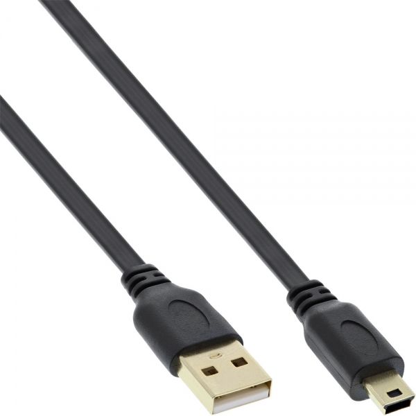 InLine USB 2.0 Cable 5m A to Mini-B Black