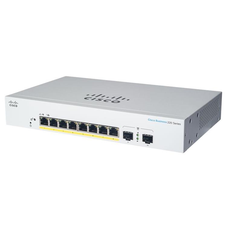 Cisco Business 220 Series CBS220-8P-E-2G Switch