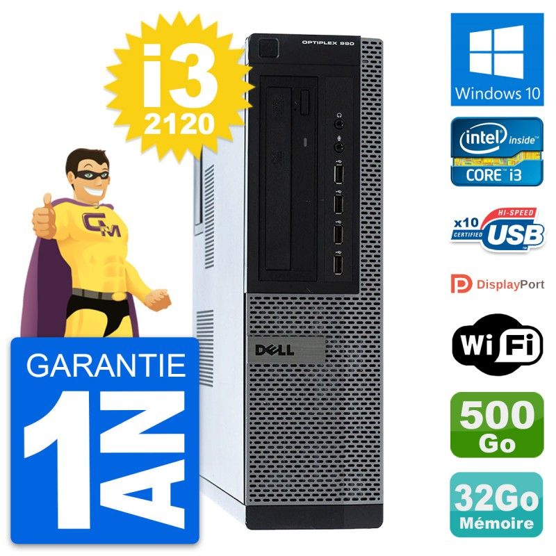 Dell OptiPlex 990 DT Desktop Computer