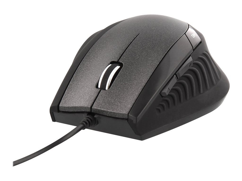 TNB Ergo Line - Ergonomic Mouse - 5 Buttons - Wired - USB - Black
