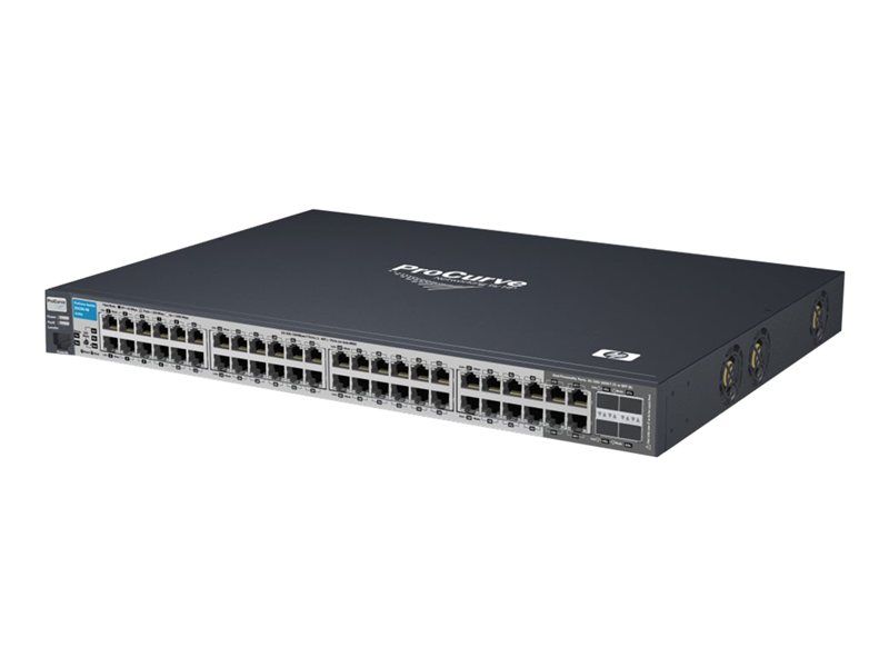 HP 2510-48G Switch - Managed Switch - 48x 10/100/1000 + 4x Combined SFP Gigabit Uplink