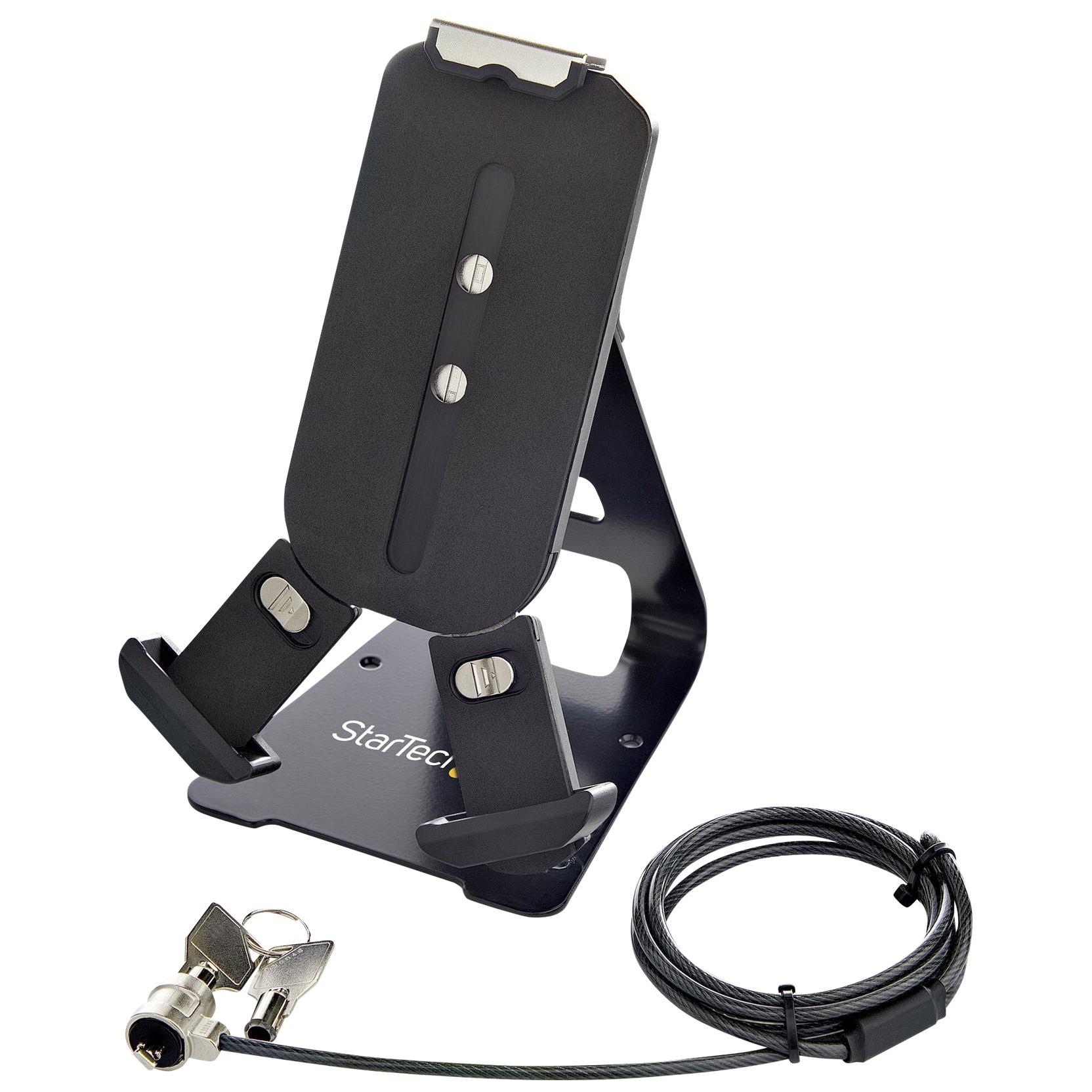 Soporte para tableta StarTech seguro K-Slot - Soporte para tableta con cerradura - Tabletas de 7,9 a 13 pulgadas - Reposo universal para tableta ajustable - Escritorio/Superficie - Dispositivo contra robos (SECTBLTDT)