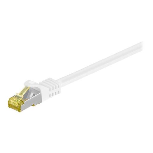 Câble RJ-45 Cat7 Wentronic, 1,5 m, Blanc