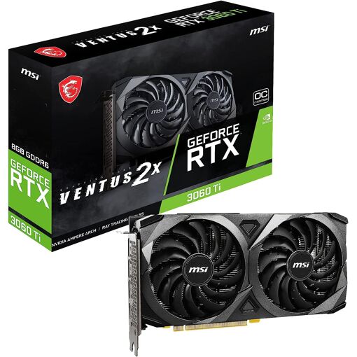 Carte graphique MSI GeForce RTX 3060 Ti VENTUS 2X 8G OCV1 LHR