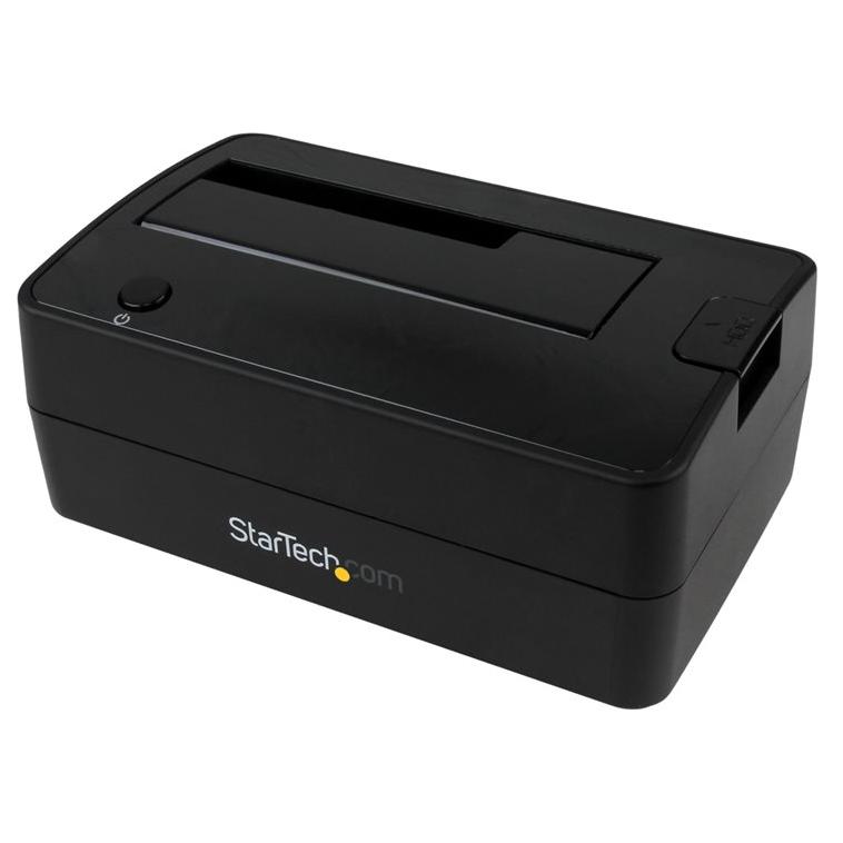 StarTech.com USB 3.1 Docking Station for 2.5/3.5-inch SATA Hard Drives - HDD/SSD with UASP - Storage Controller - Black